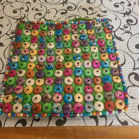 Bright Button Shoulder Bag - Picture 1 of 4
